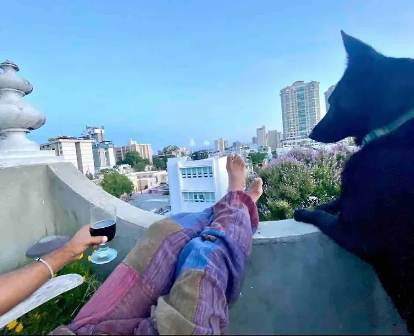 Διαμέρισμα Fresh Tropical Colonial Style Walk-Up- Rooftop Terrace- Beach View Σαν Χουάν